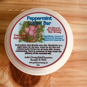 Peppermint Lotion Bar www.jordanscrossing.net