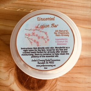 Unscented Lotion Bar www.jordanscrossing.net