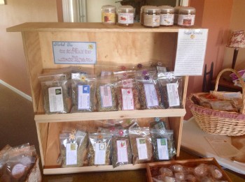Herbal Teas, and Tea Blends, and Sugar Scrubs