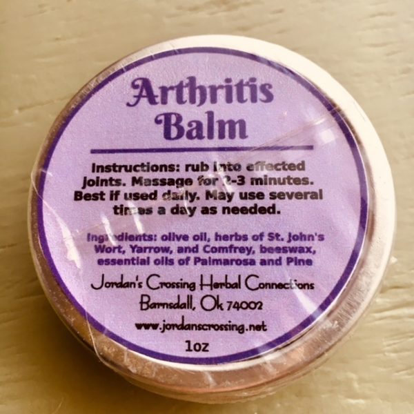 Arthritis Balm www.jordanscrossing.net