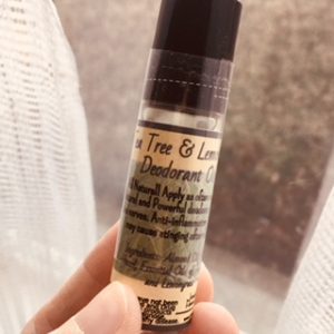 Tea Tree & Lemongrass deodorant www.jordanscrossing.net