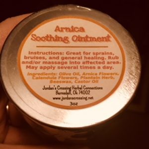 Arnica Soothing Ointment 3 oz www.jordanscrossing.net