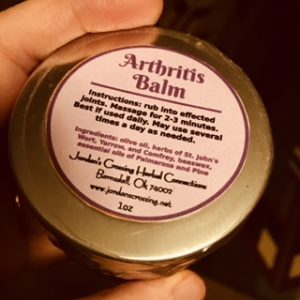 Arthritis Balm 3 oz www.jordanscrossing.net