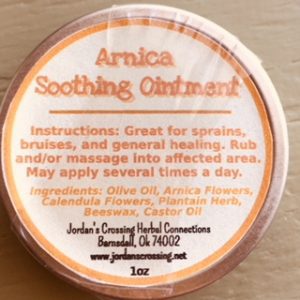 Arnica Soothing Ointment www.jordanscrossing.net